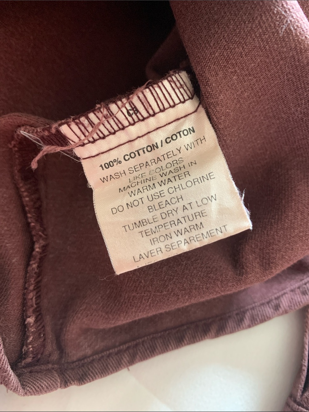 Australian Outback Collection Plum colored Button Down Men’s Large Eastern Fnaws - Picture 11 of 12